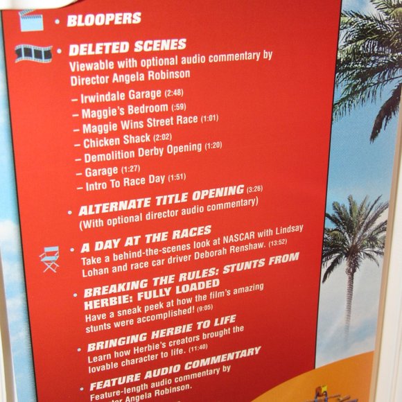 Herbie Fully Loaded DVD - Picture 4 of 5